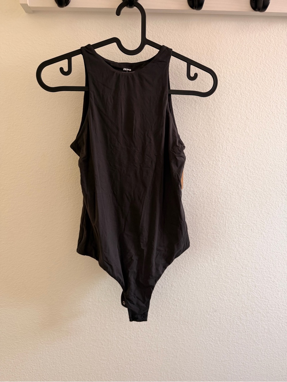 SKIMS High Neck Bodysuit Onyx Size Small